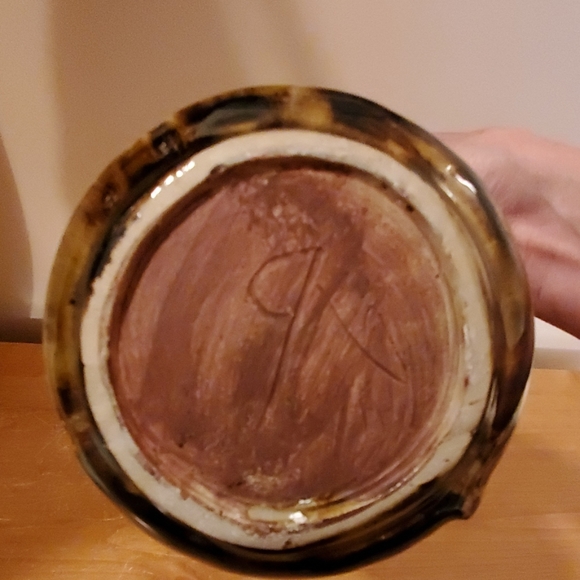 Vintage Majolica style frog vase - Picture 4 of 8